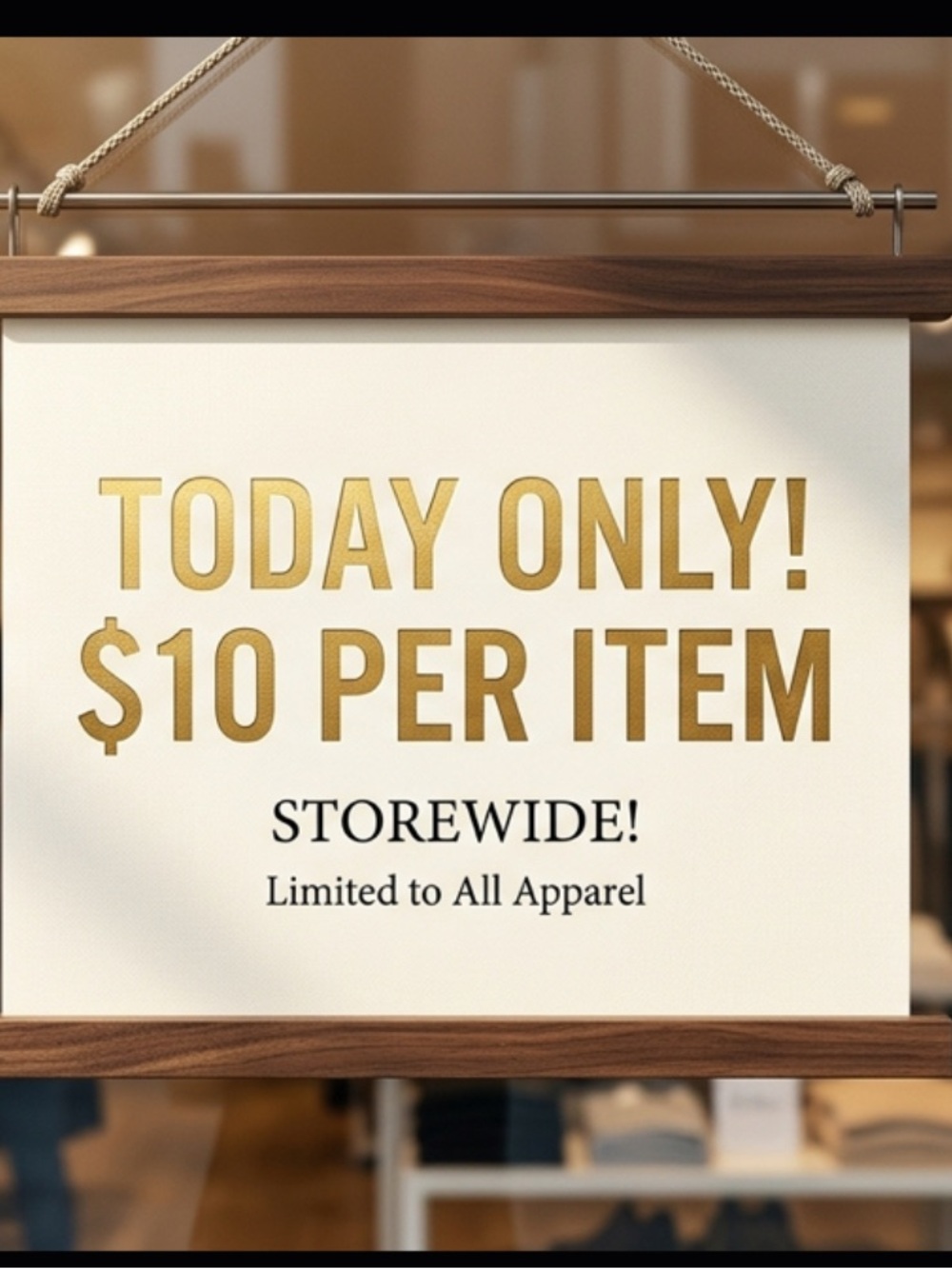 Today only $10 sale !